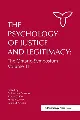 The Psychology of Justice and Legitimacy (Ontario Symposia on Personality and Social Psychology Series)